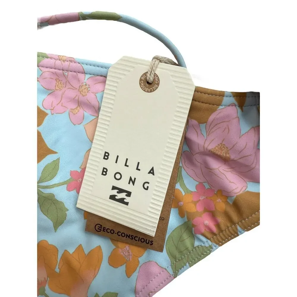 Billabong Girls Multi Blown Away Volley High Neck Swim Set Size 7